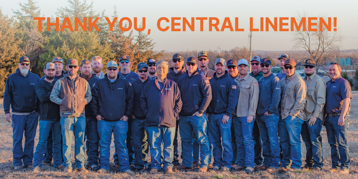 Thank You Central Linemen!