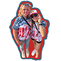 Central's Youth Tour winners, Haley Teter from Pawnee and Ava Litviak from Glencoe.